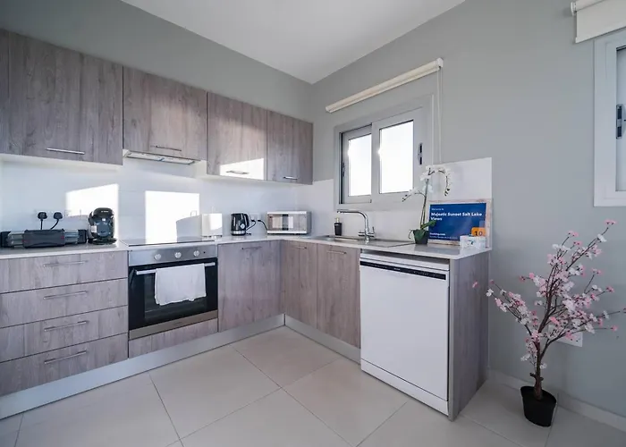 Majestic Sunset Salt Views 300m From Ларнака